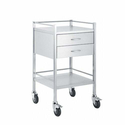 STAINLESS STEEL SURGICAL TROLLEY