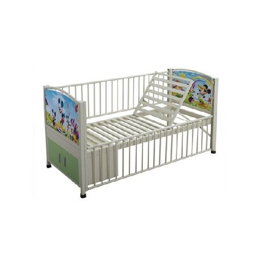 paediatric bed with cabinet